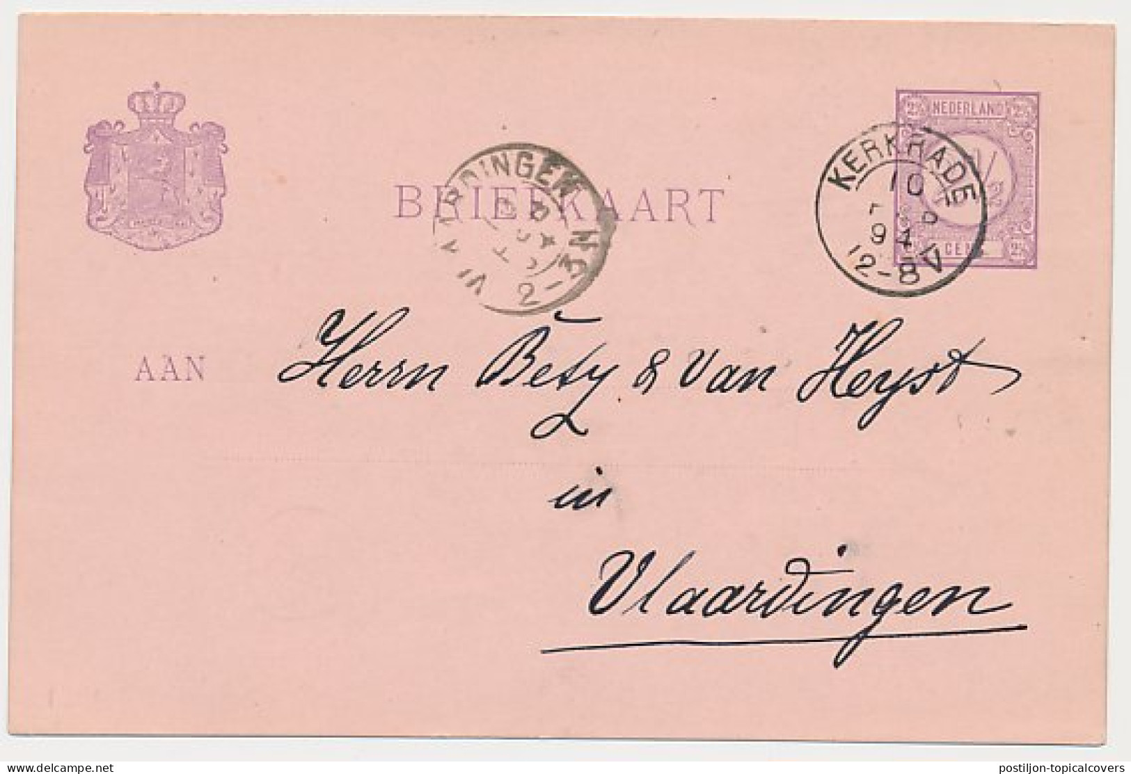 Bleijerheide - Kleinrondstempel Kerkrade 1894 - Unclassified