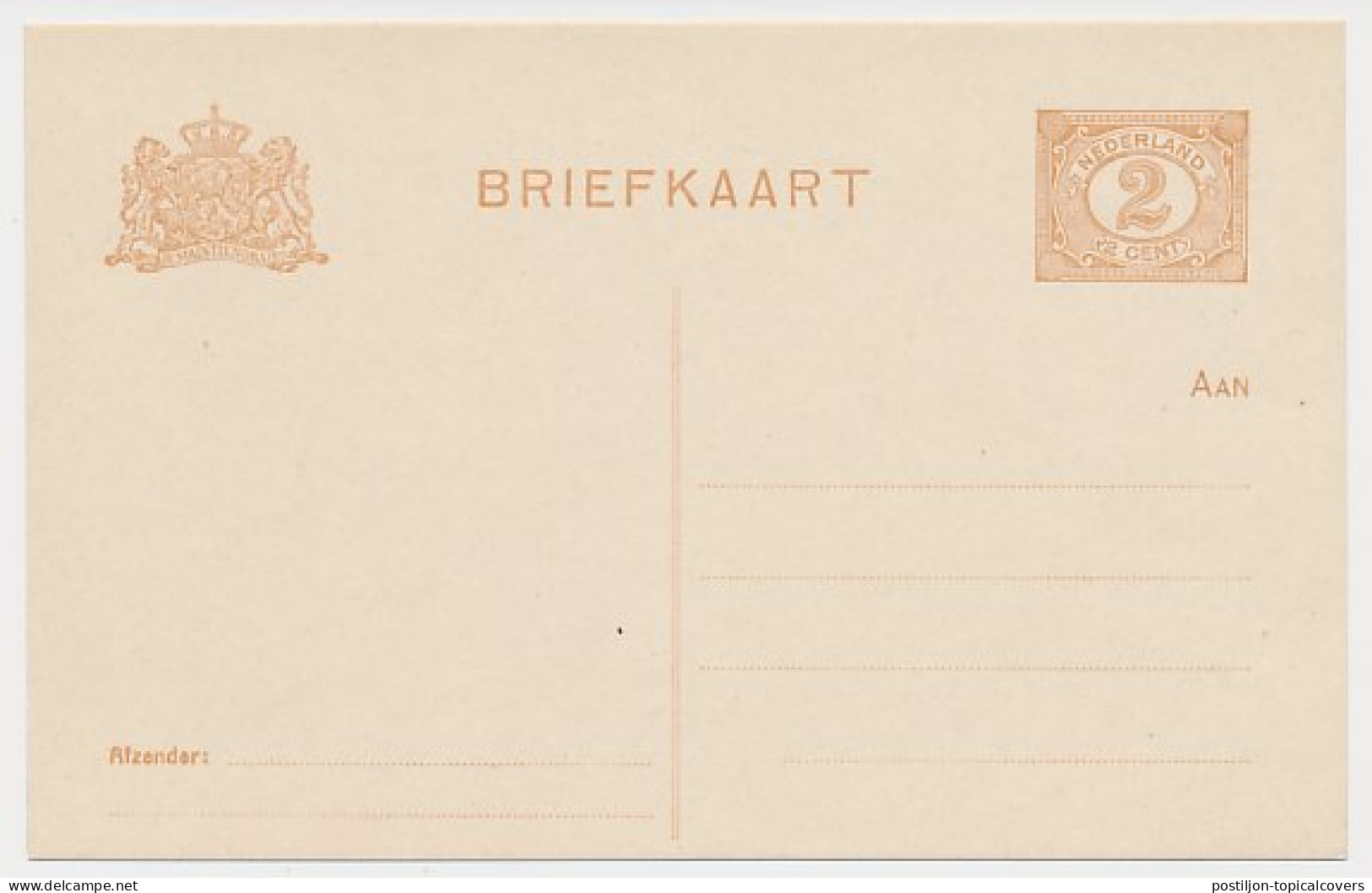 Briefkaart G. 88 A I - Postal Stationery