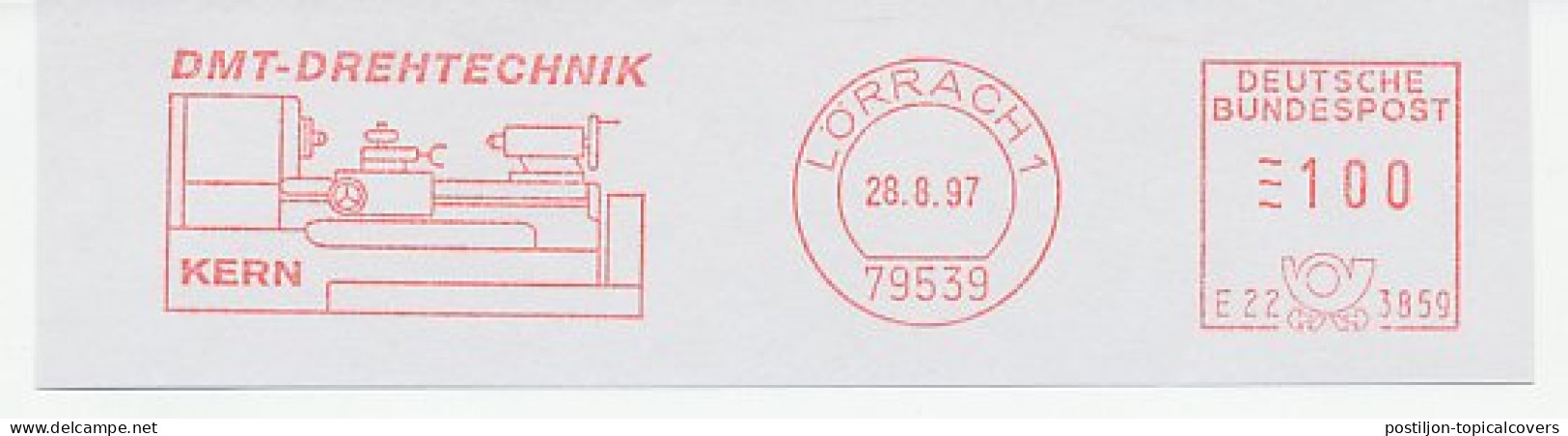 Meter Cut Germany 1997 Turning Lathe - Autres & Non Classés