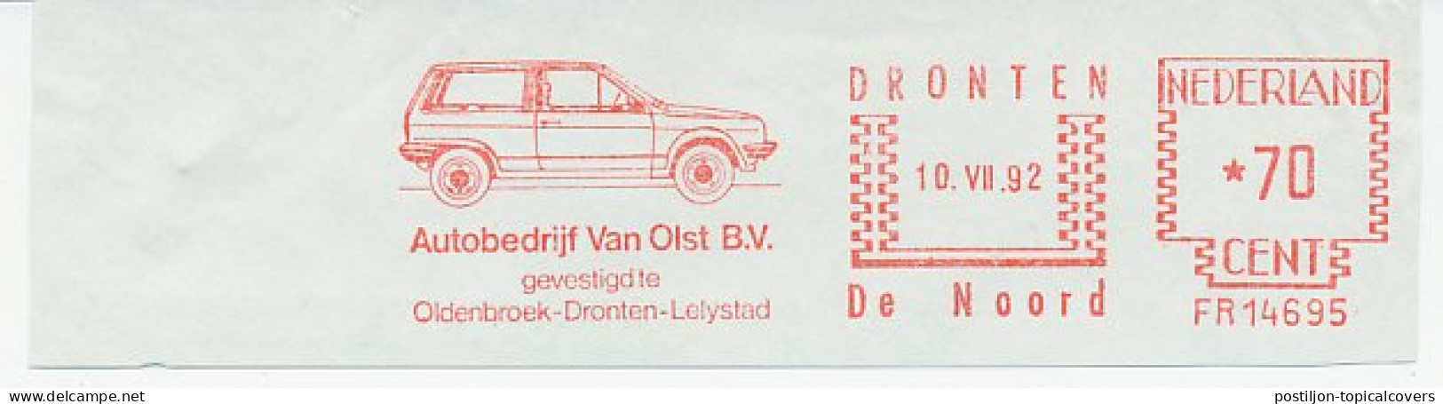 Meter Cut Netherlands 1992 Car - Voitures