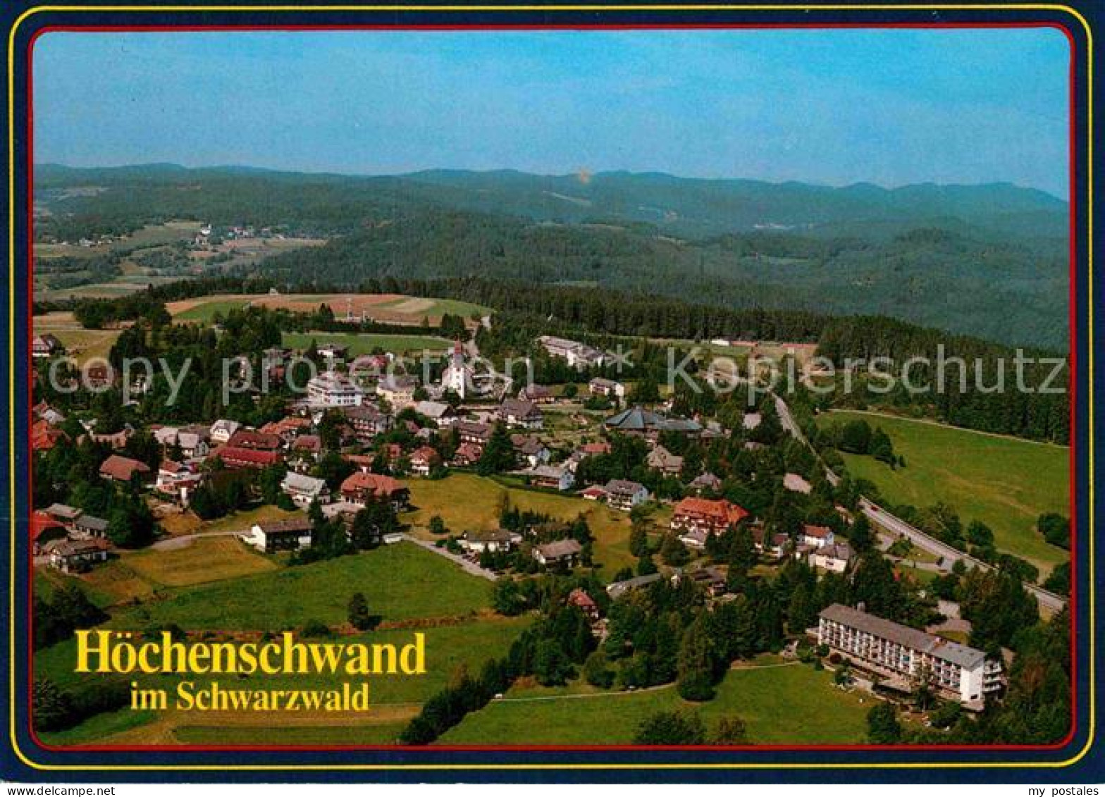 72895476 Hoechenschwand Fliegeraufnahme Hoechenschwand - Höchenschwand