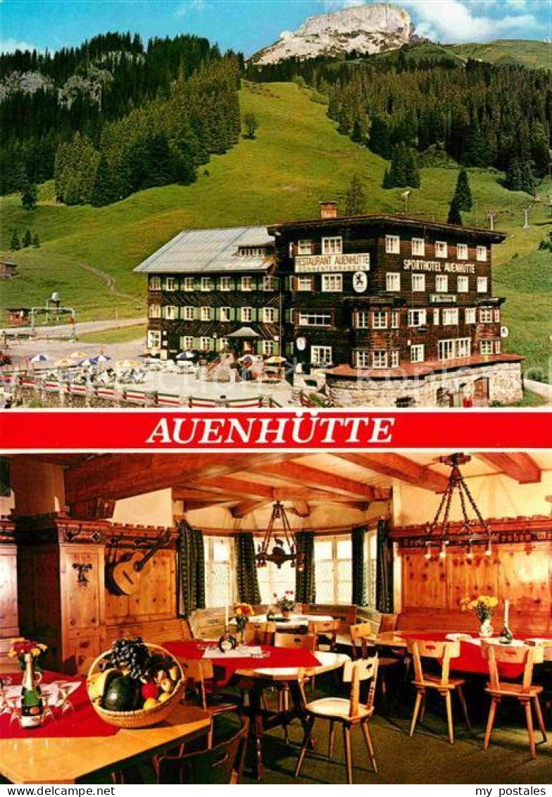 72895464 Hirschegg Kleinwalsertal Vorarlberg Auenhuette Restaurant Hirschegg - Autres & Non Classés