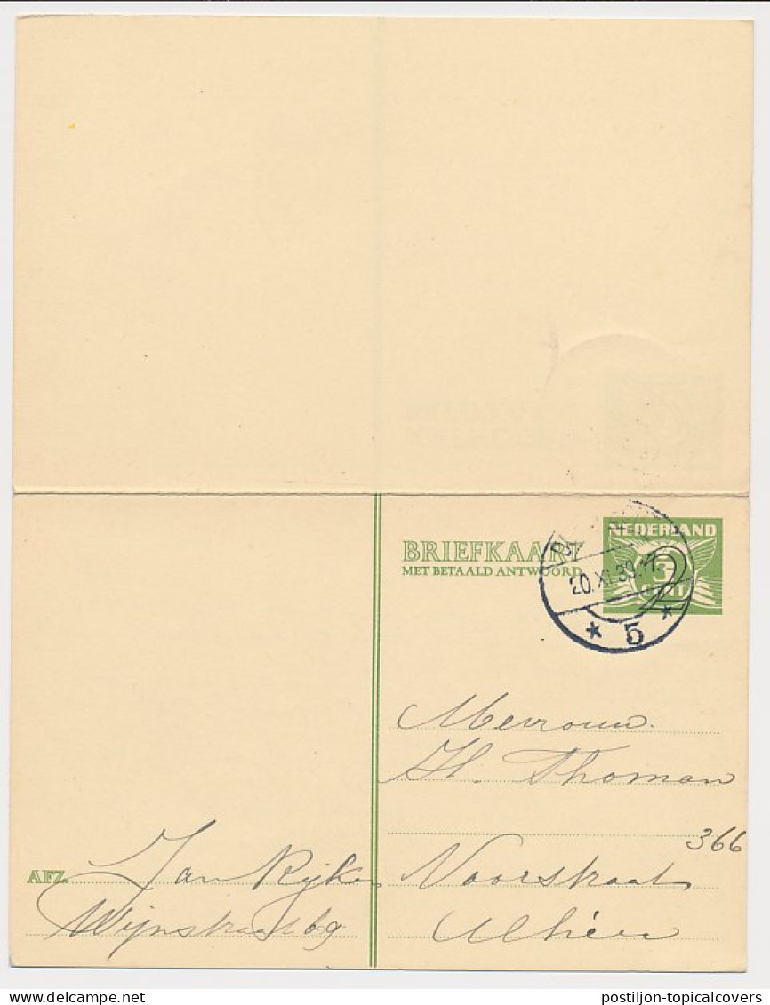Briefkaart G. 247 Locaal Te Dordrecht 1939 - Postwaardestukken