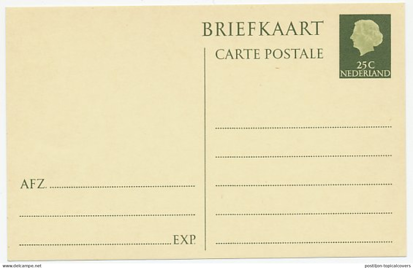 Briefkaart G. 334 - Postwaardestukken