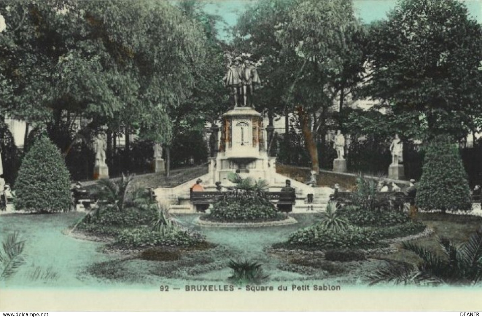 BRUXELLES : Square Du Petit Sablon. Carte Glacée Très Bon état. - Bruxelles-ville