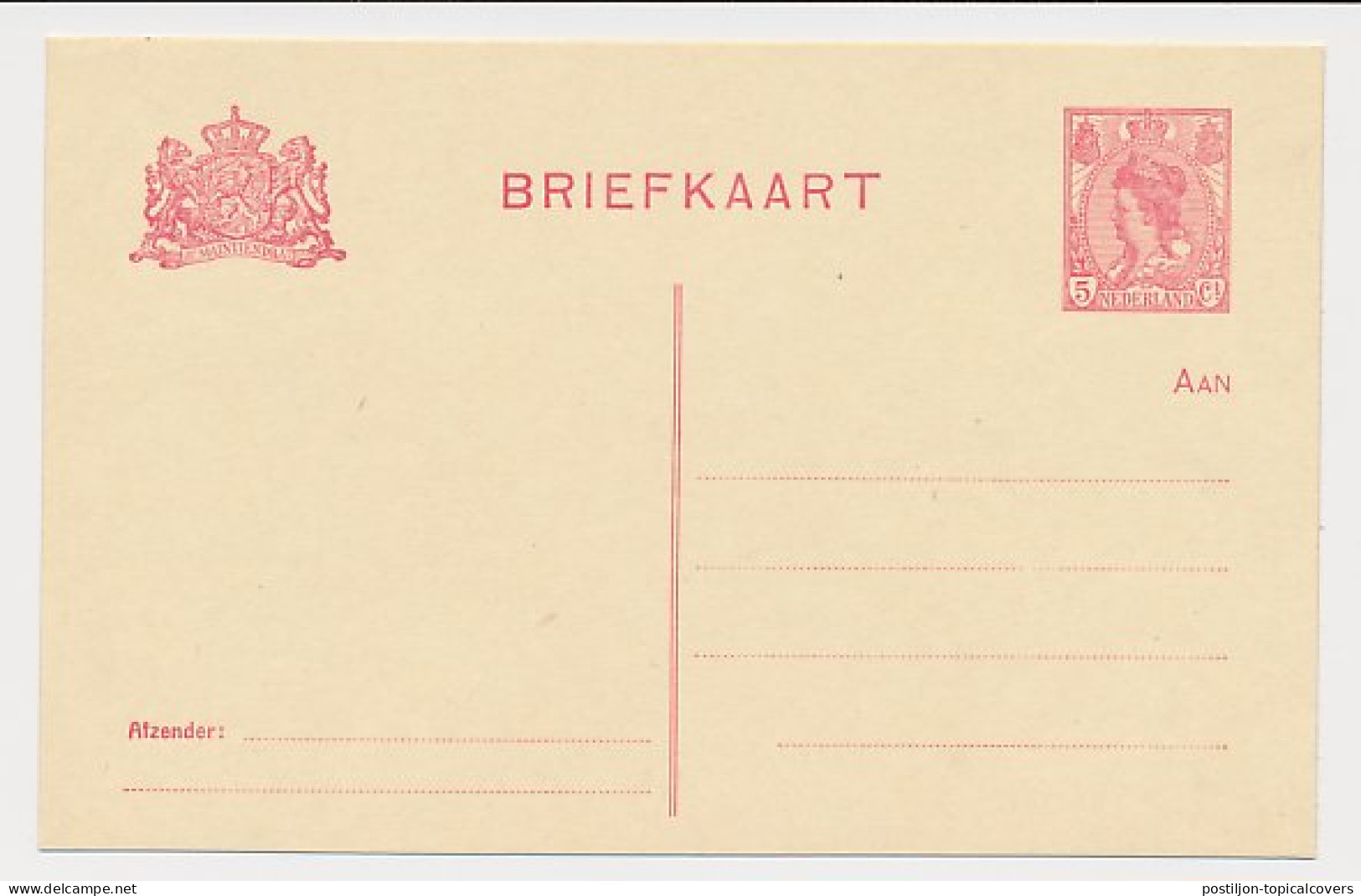 Briefkaart G. 103 I - Postwaardestukken