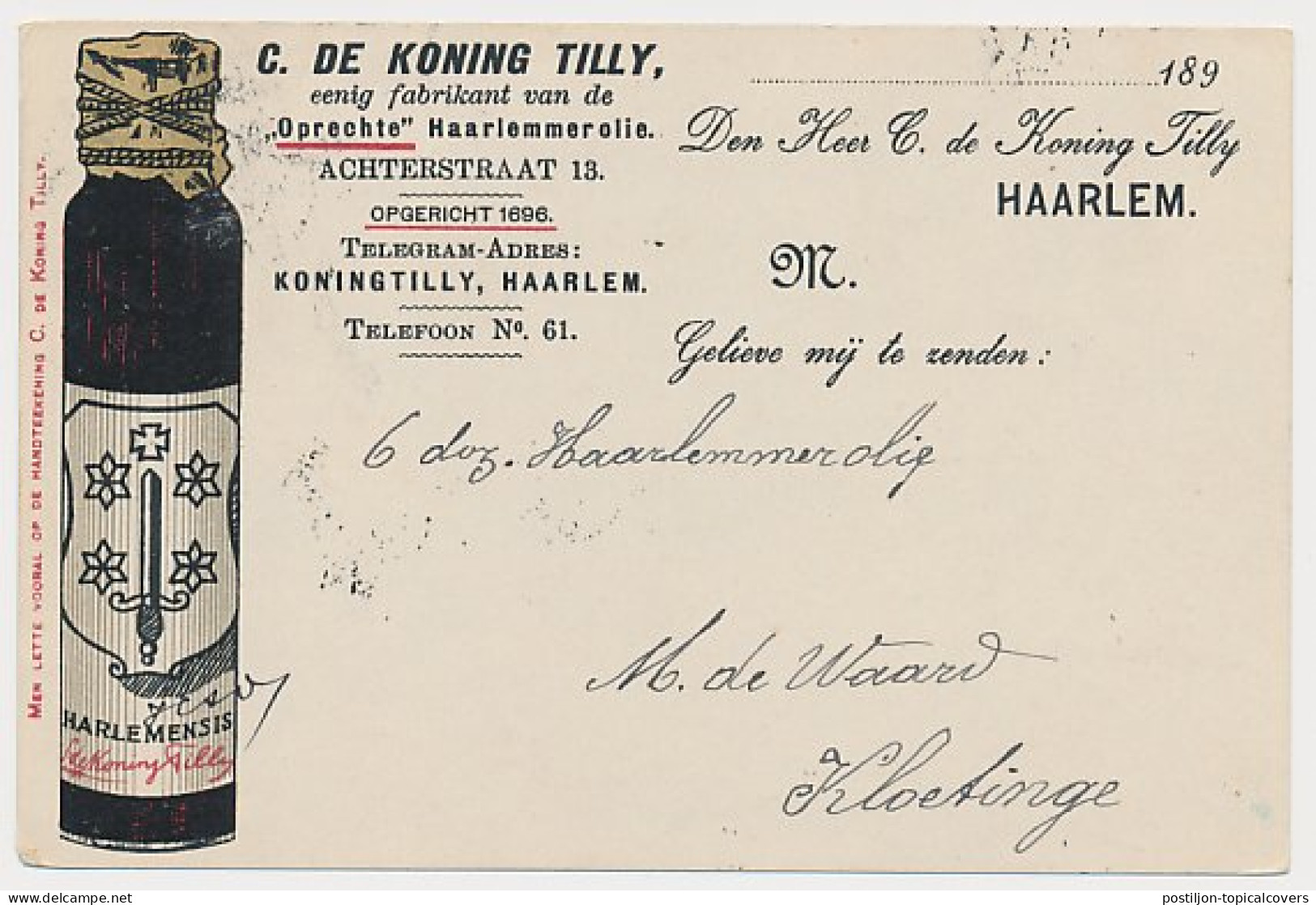 Kleinrondstempel Kloetinge 1904 - Non Classés