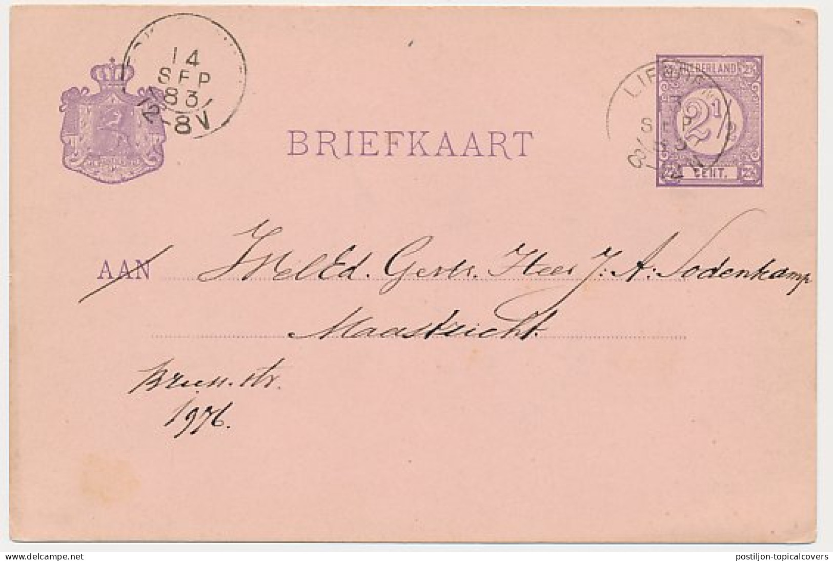 Kleinrondstempel Lisse 1883 - Unclassified