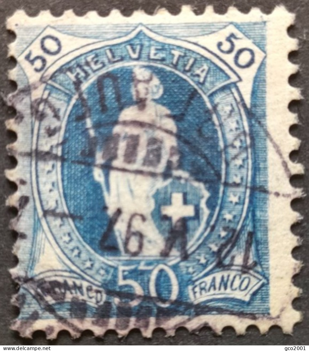SUISSE / YT 76 / HELVETIA / Oblitéré / Used - Used Stamps