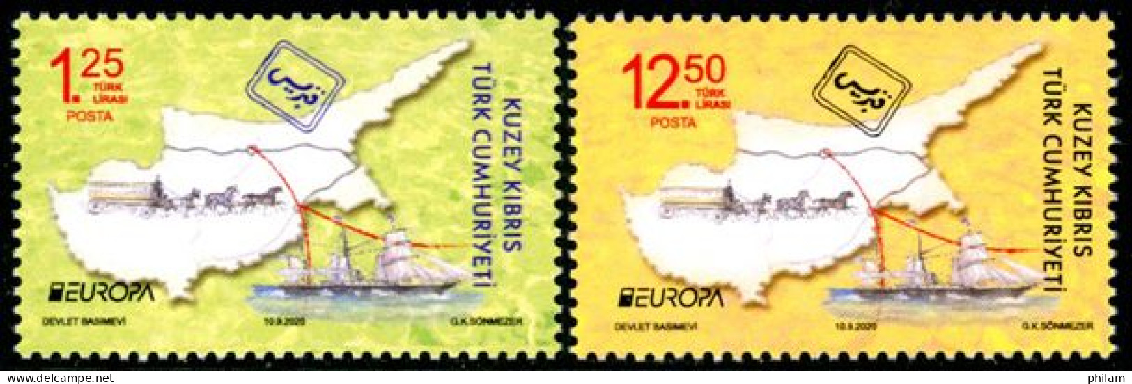 Chypre Turc 2020 - Europa - Anciennes Routes Postales - 2 V. - 2020