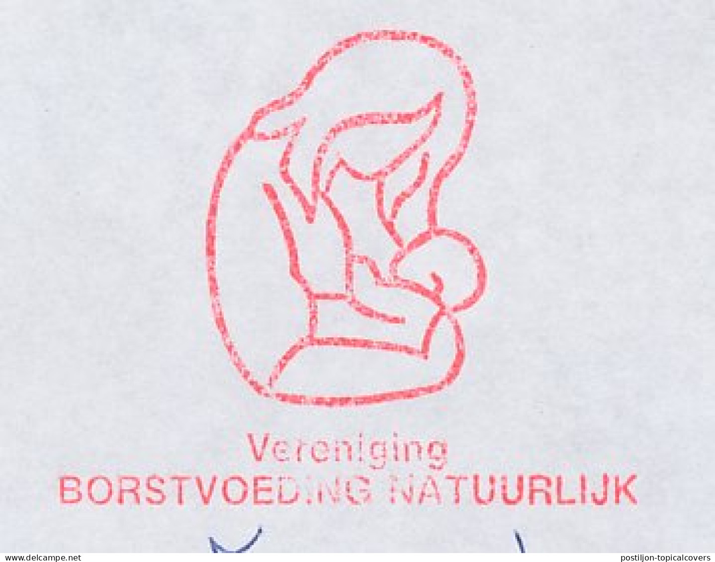 Meter Cover Netherlands 2001 Breastfeeding - Baby - Mother - Andere & Zonder Classificatie