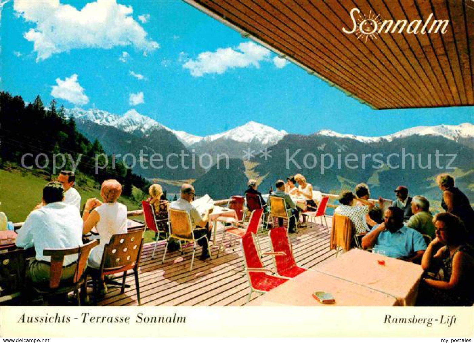 72895389 Ramsberg Zillertal Berg Restaurant Sonnalm Terrasse Ramsberg Zillertal - Andere & Zonder Classificatie