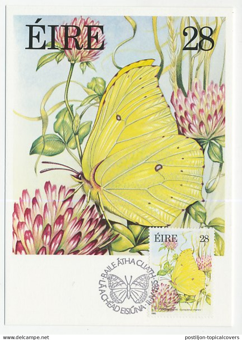 Maximum Card Ireland 1985 Butterfly  - Sonstige & Ohne Zuordnung