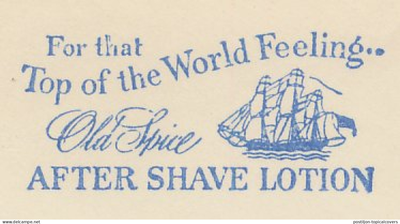 Meter Cut USA 1951 Sailing Vessel - Old Spice - After Shave Lotion - Bateaux