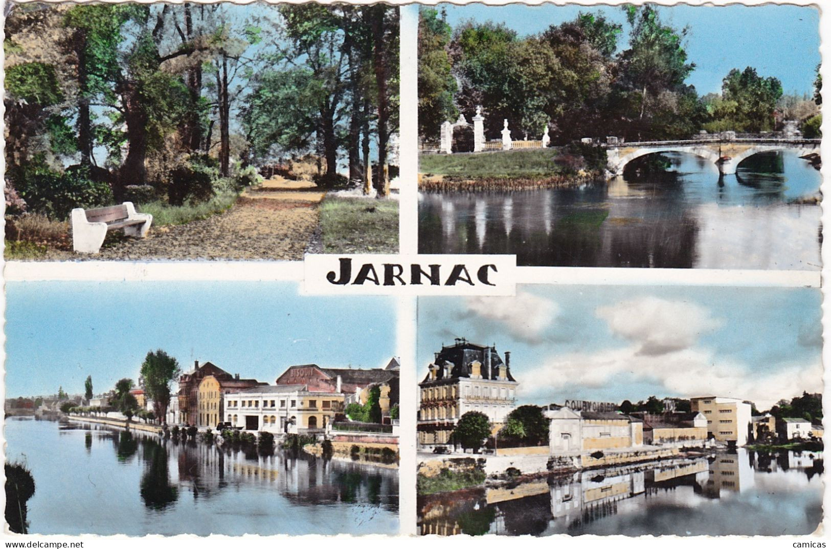 LOT DE 7 Cartes:  CHARENTES: Souvenir D'ANGOULEME,  COGNAC, JARNAC,  MANSLE, - Other & Unclassified