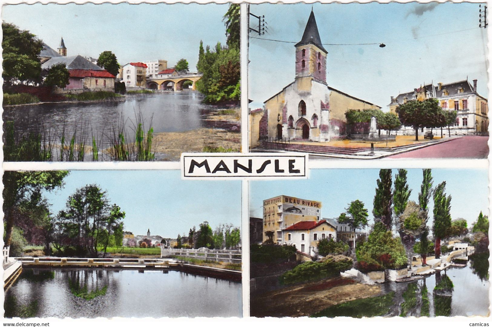 LOT DE 7 Cartes:  CHARENTES: Souvenir D'ANGOULEME,  COGNAC, JARNAC,  MANSLE, - Other & Unclassified