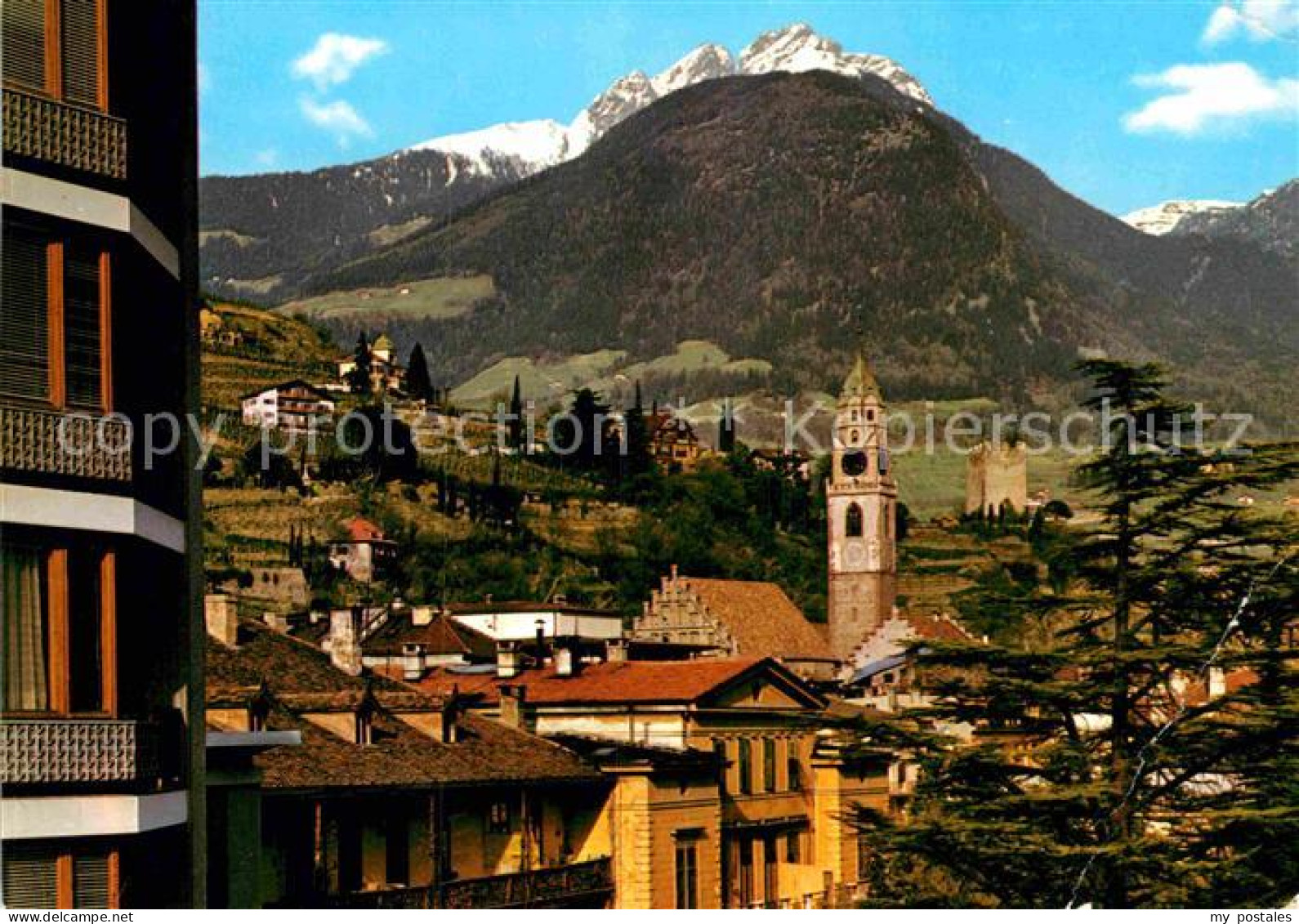 72895367 Meran Merano Pfarrkirche Pulverturm Und Ifinger Merano - Other & Unclassified