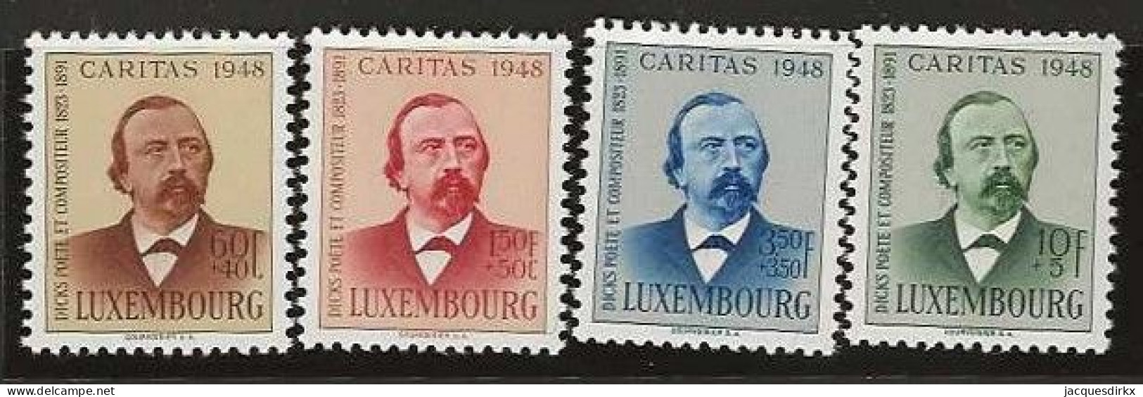 Luxembourg  .  Y&T   .   410/413   .   **    .    Neuf Avec Gomme Et SANS Charnière - Unused Stamps