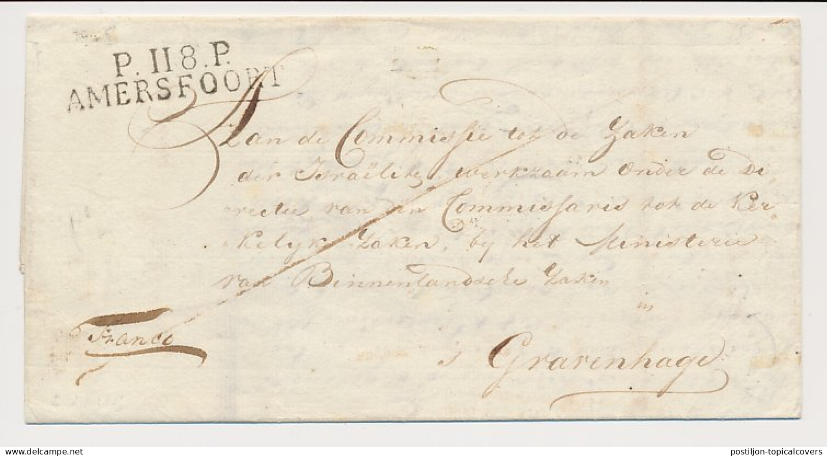 Nijkerk - P.118.P. AMERSFOORT - S Gravenhage 1815 - ...-1852 Prephilately