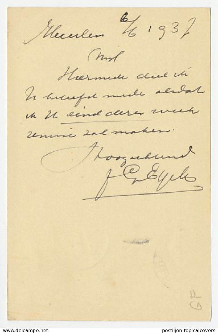 Firma Briefkaart Heerlen 1937 - Gebr. Eyck - Unclassified