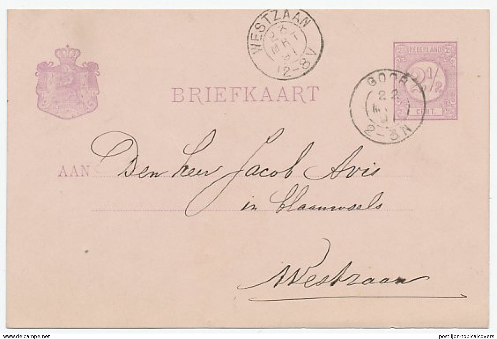 Kleinrondstempel Goor 1891 - Non Classés