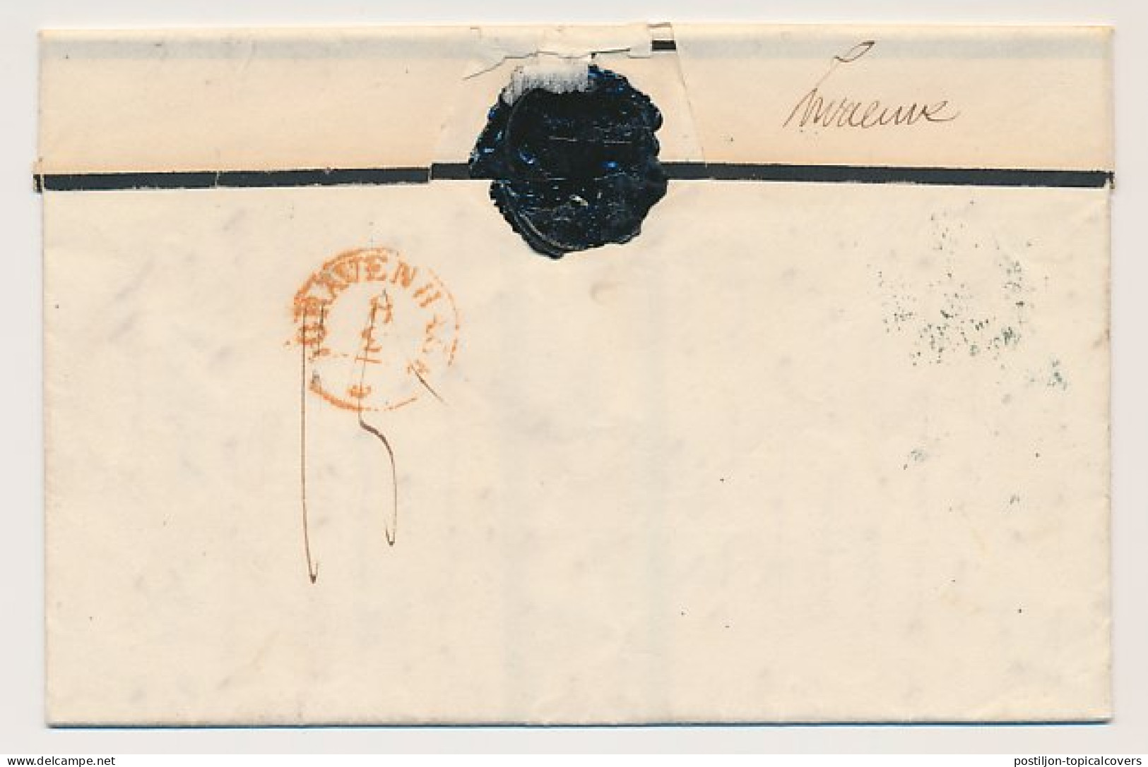 Distributiekantoor Zwaluwe - Dordrecht - S Gravenhage 1842 - ...-1852 Préphilatélie