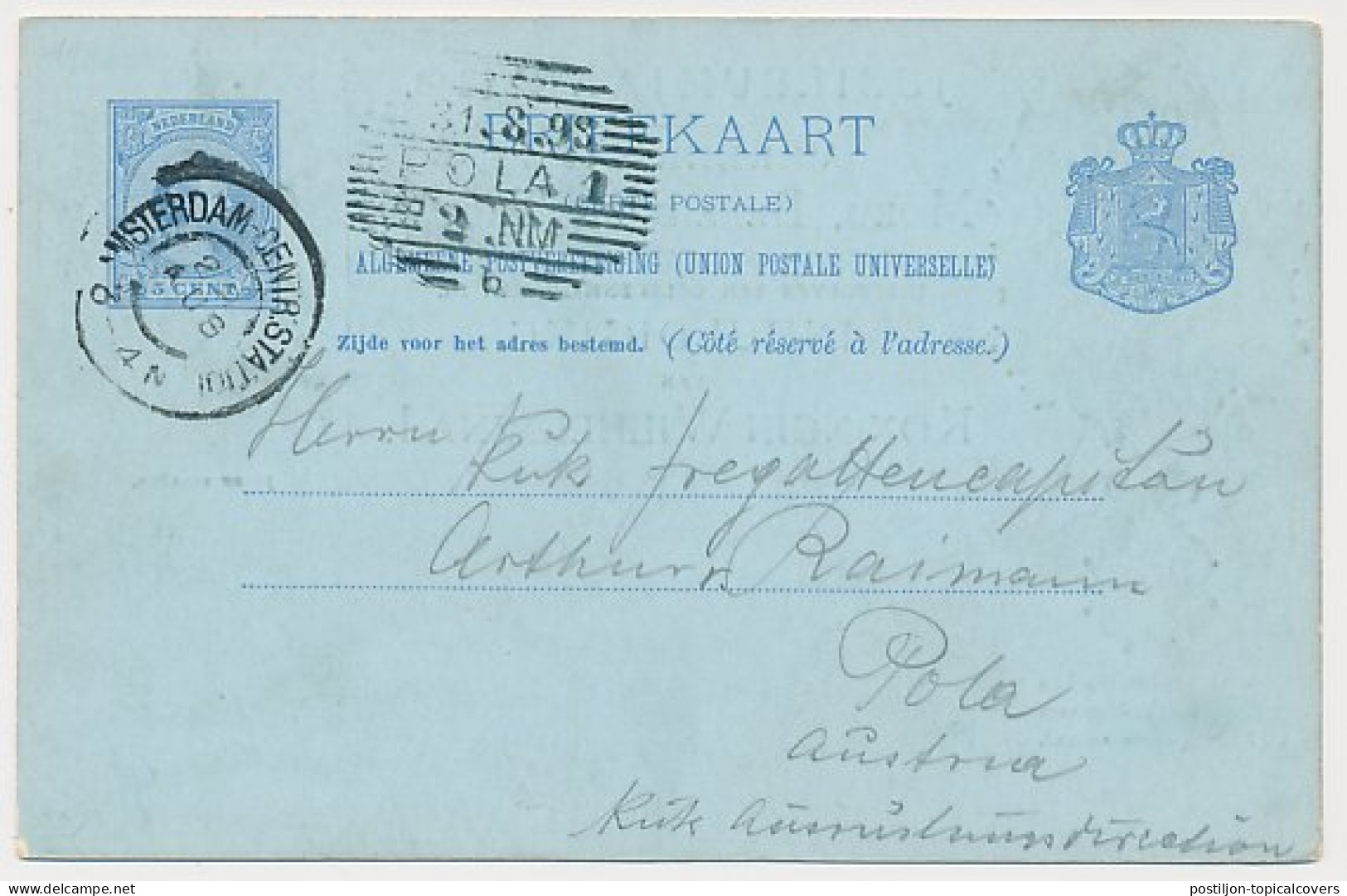 Briefkaart Geuzendam P36 B - Stempel Vroeger Dan Uitgifte - Postal Stationery