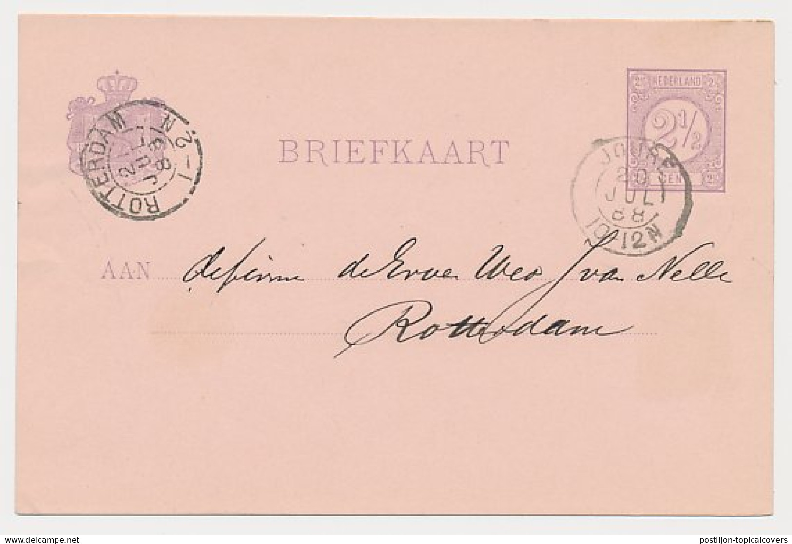 Kleinrondstempel Joure 1888 - Unclassified