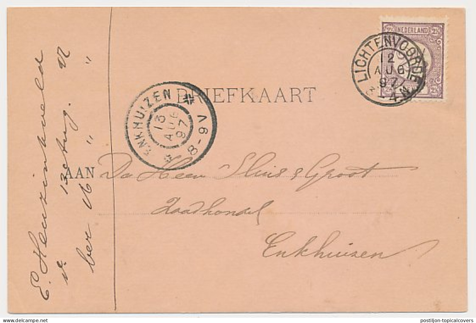 Kleinrondstempel Lichtenvoorde 1897 - Unclassified