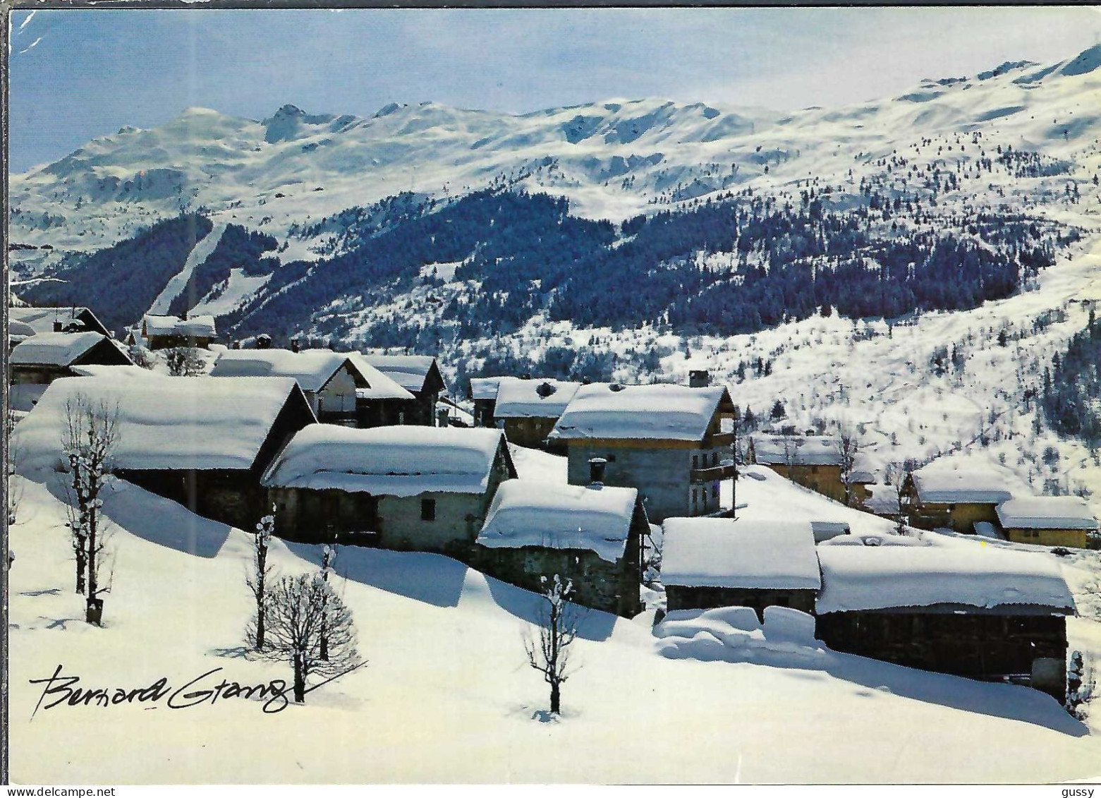 FRANCE Ca.1985: CP Ill. De Méribel (Savoie) à Petit-Lancy (Suisse) - Covers & Documents