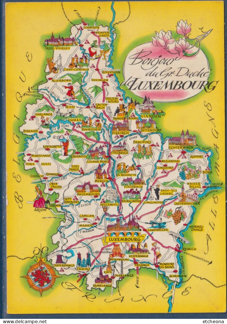 Le Grand Duché De Luxembourg - Mapas