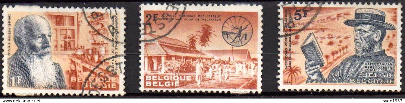 Belgique 1964 Journée Internationale Des Lépreux COB 1278 à 1280 - Gebraucht