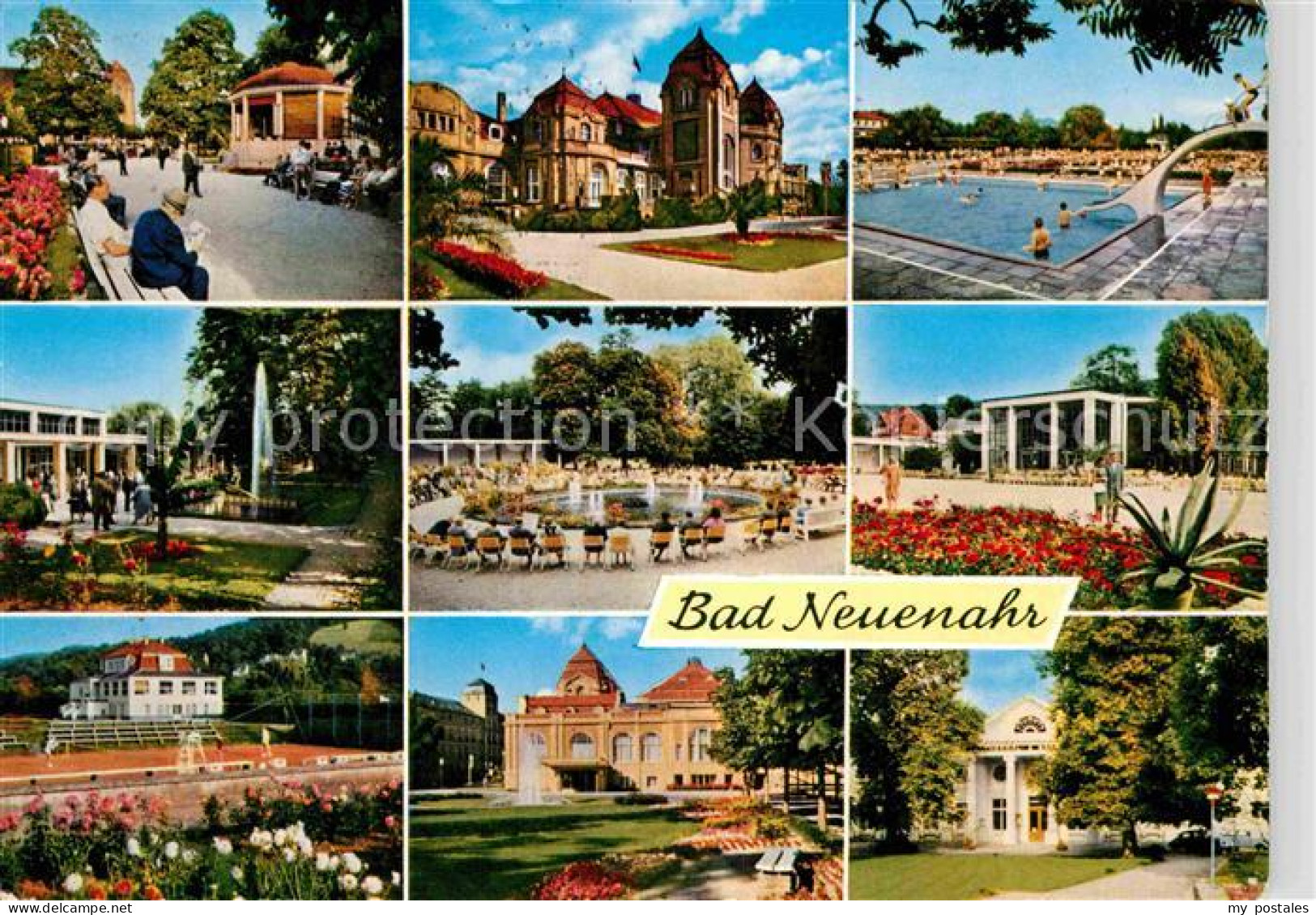 72895126 Bad Neuenahr-Ahrweiler Kurpark Wandelhalle Schwimbad Kurgarten Schloss  - Bad Neuenahr-Ahrweiler