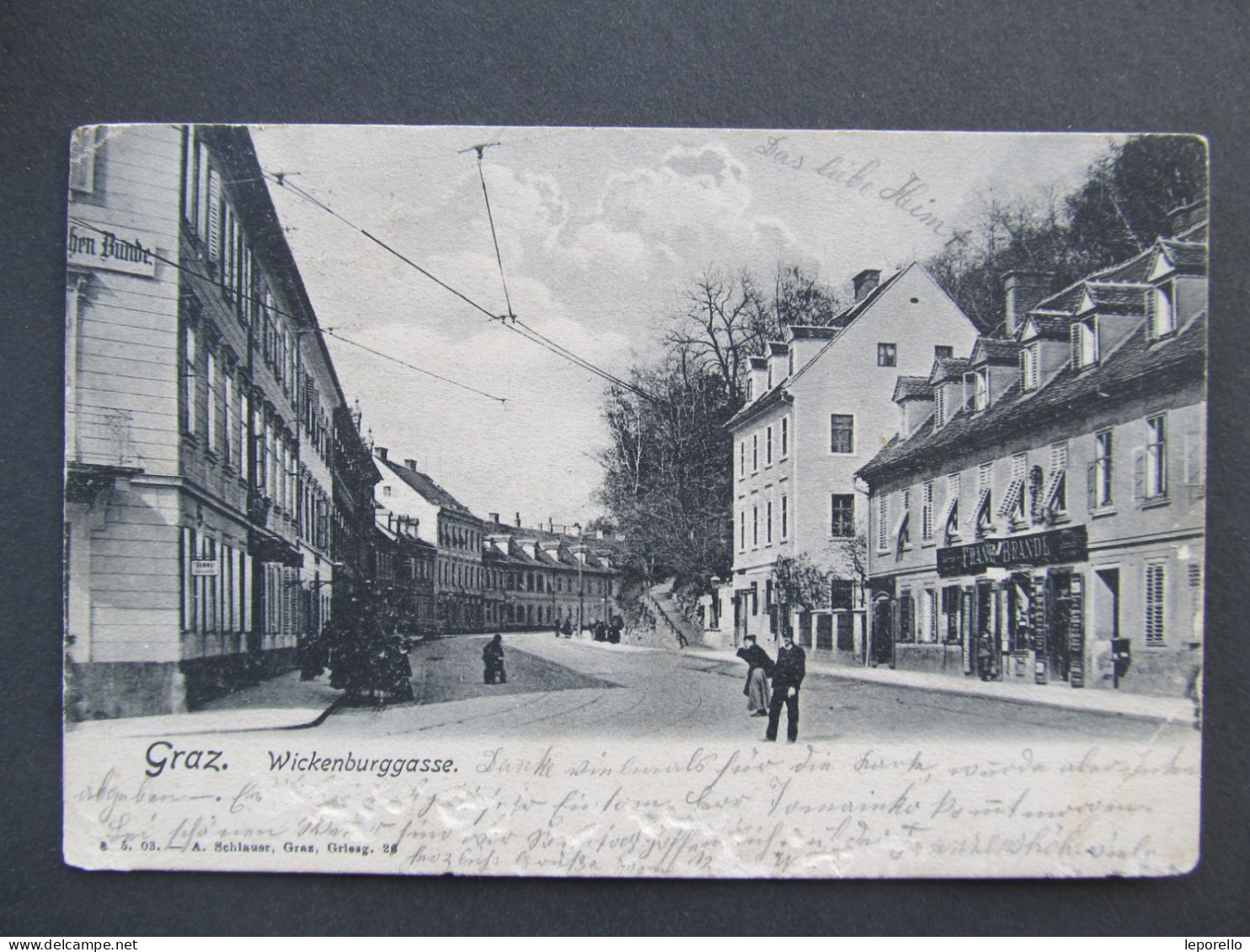 AK GRAZ Wickenburggasse 1903 // D*59630 - Graz