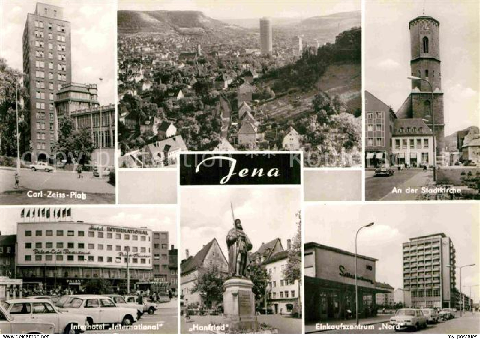 72895118 Jena Thueringen Carl Zeiss Platz Stadtkirche Interhotel International H - Jena