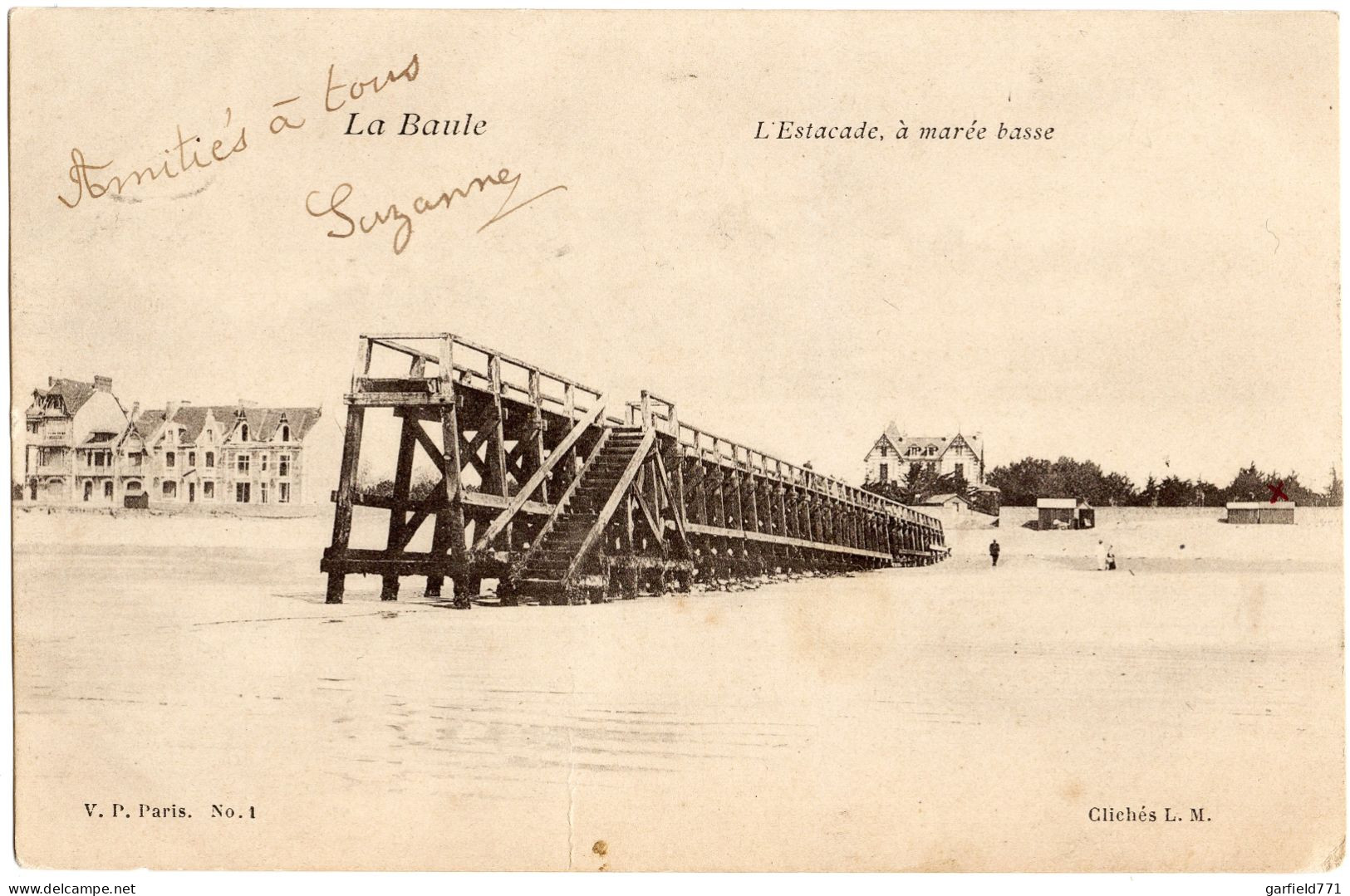 FRANCE - LA BAULE - L'Estacade à Marée Basse - - La Baule-Escoublac