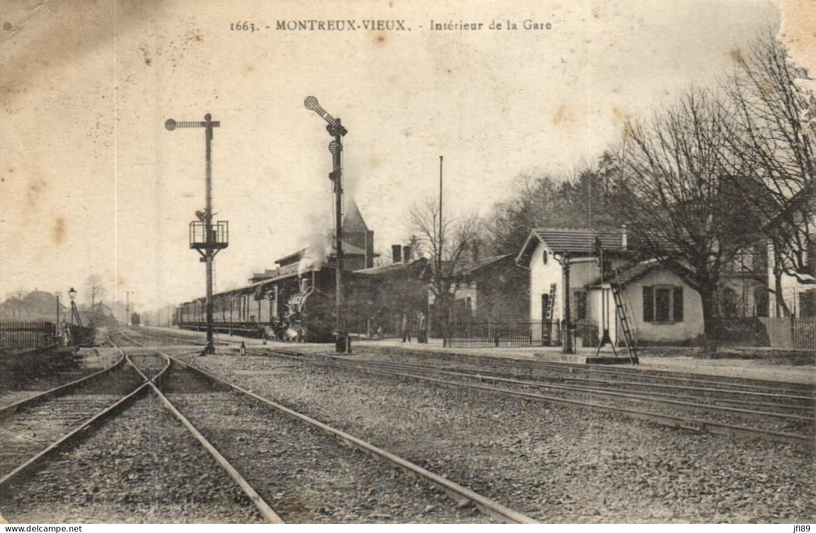 France > [68] Haut-Rhin > Montreux-Vieux - Intérieur De La Gare - Train - 15084 - Other & Unclassified