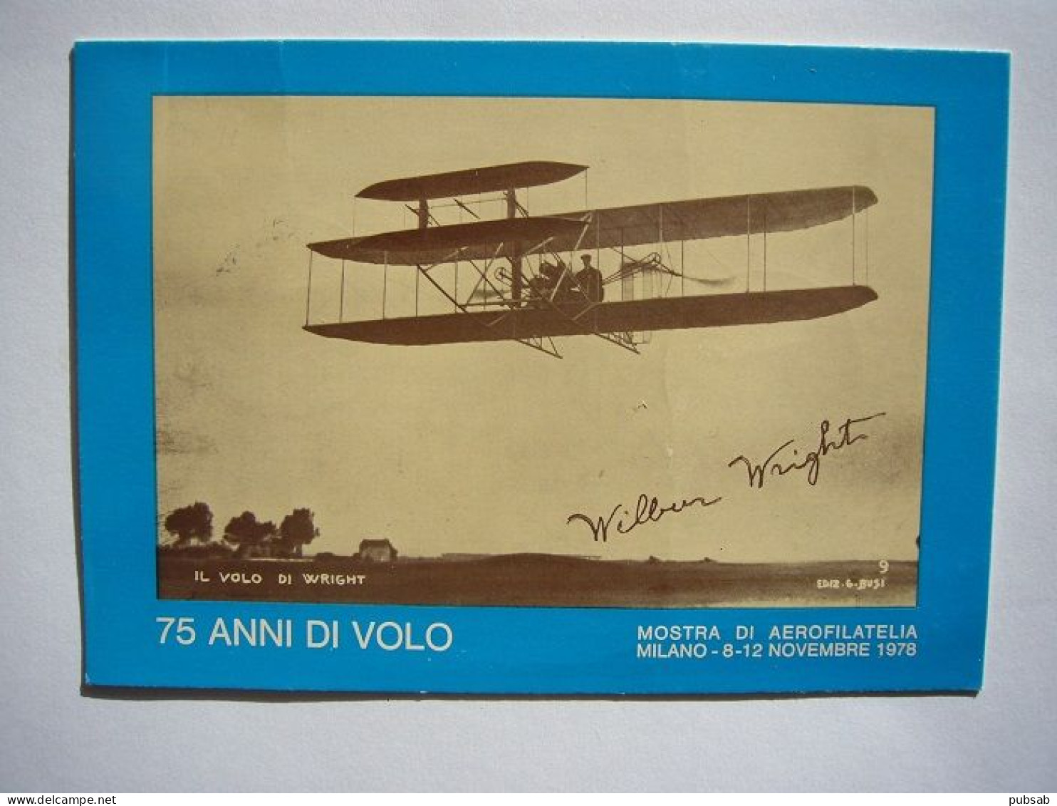 Avion / Airplane / Wilbur WRIGHT / 75 Anni Di Colo / Stamp San Maeino - ....-1914: Precursores