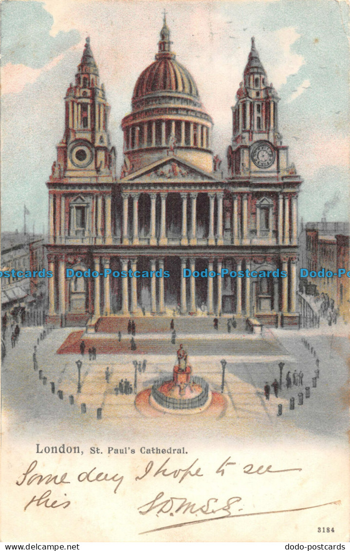 R095935 London. St. Pauls Cathedral. 1904 - Otros & Sin Clasificación