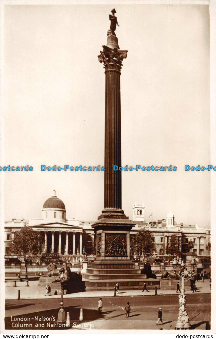 R095937 London. Nelsons Column And National Gallery - Other & Unclassified