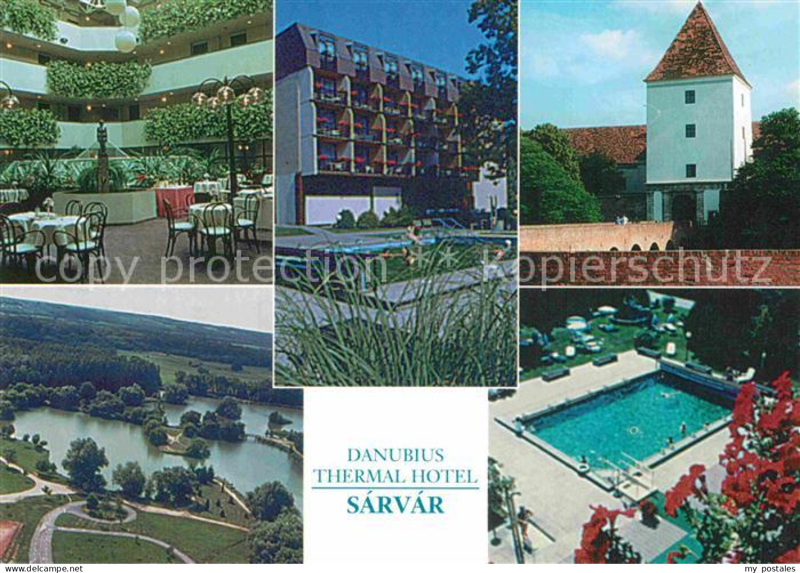 72894804 Sarvar Fliegeraufnahme Danubius Thermal Hotel Gartenlobby Ungarn - Hongrie