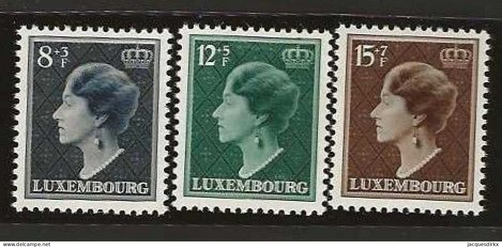 Luxembourg  .  Y&T   .    424 A/B/C  .   **    .    Neuf Avec Gomme Et SANS Charnière - Unused Stamps