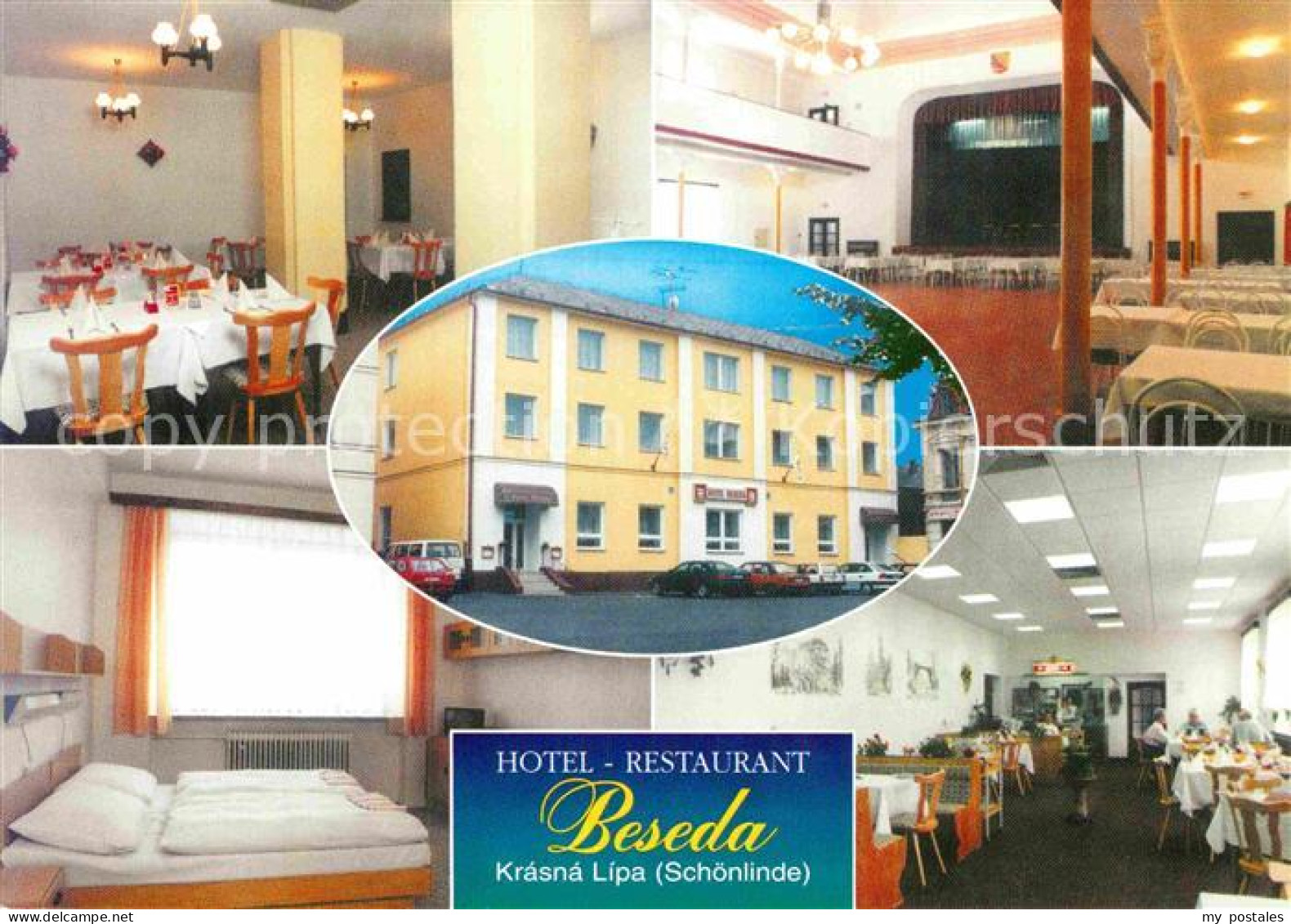 72894764 Schoenlinde Tschechien Hotel Restaurant Beseda Krasna Lipa - Czech Republic