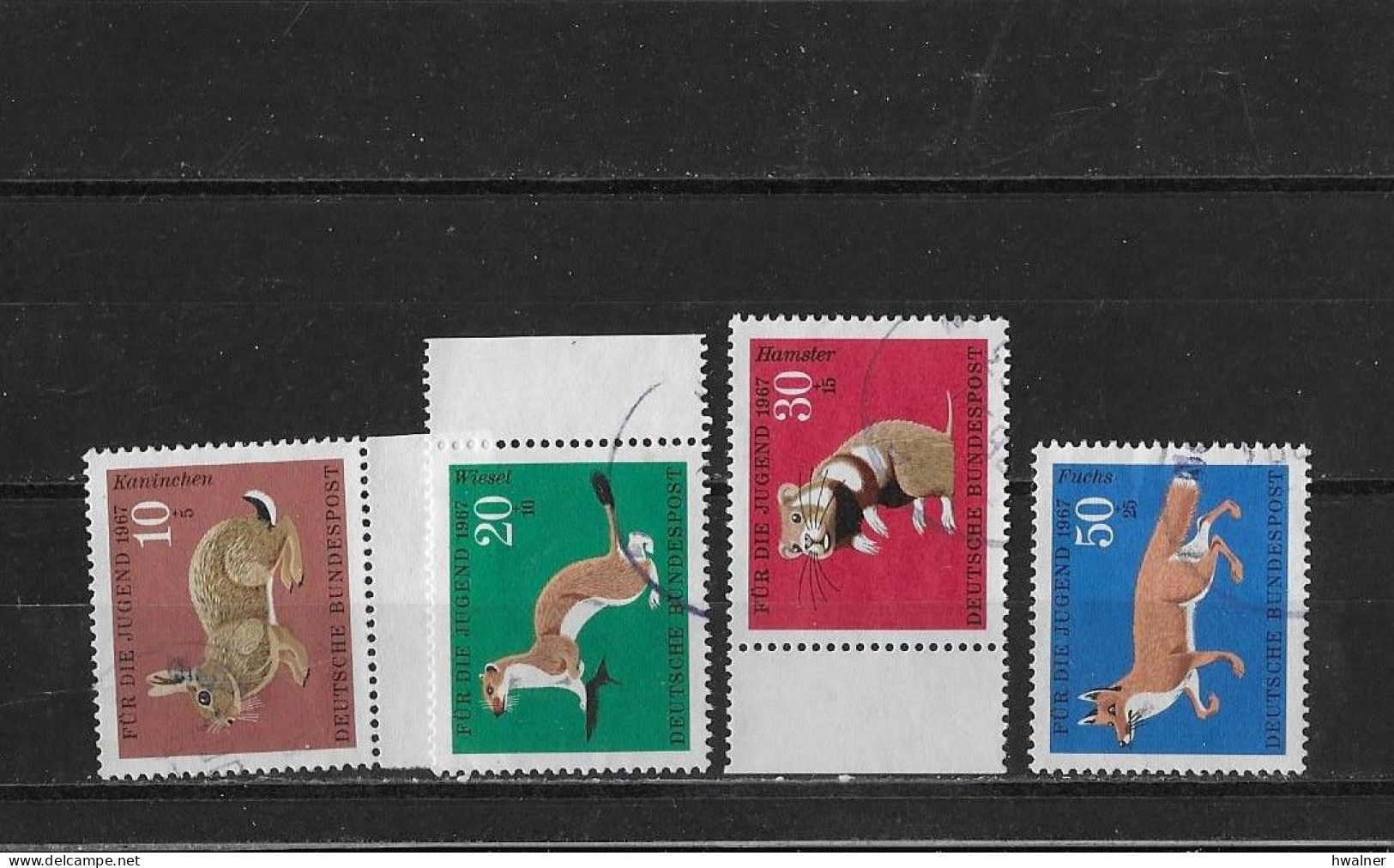 Allemagne Fed. Yv. 387 - 390 O. - Used Stamps