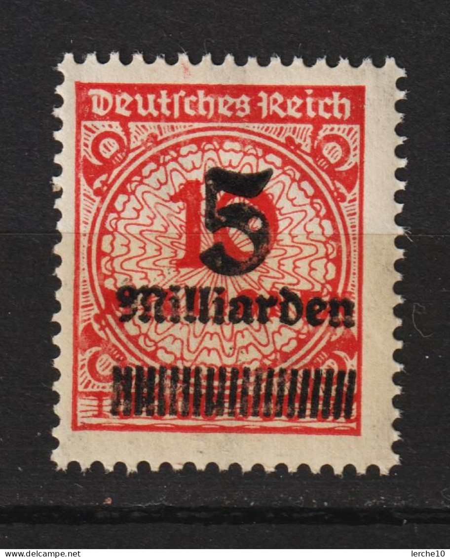 MiNr. 334 III * (0337) - Abarten & Kuriositäten