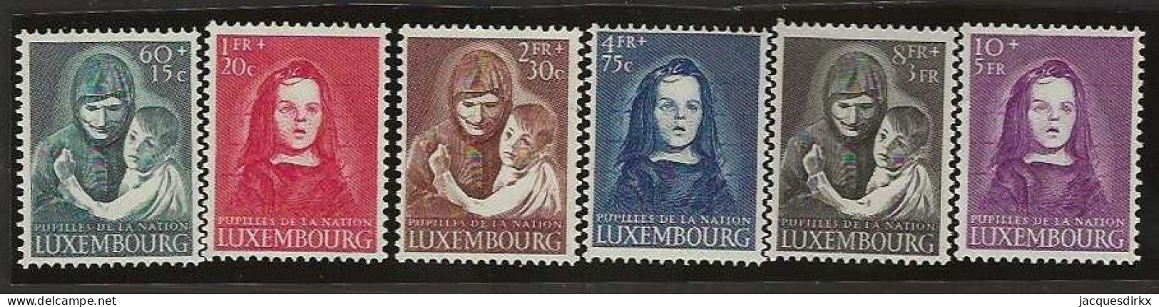 Luxembourg  .  Y&T   .    433/438  .   **    .    Neuf Avec Gomme Et SANS Charnière - Unused Stamps