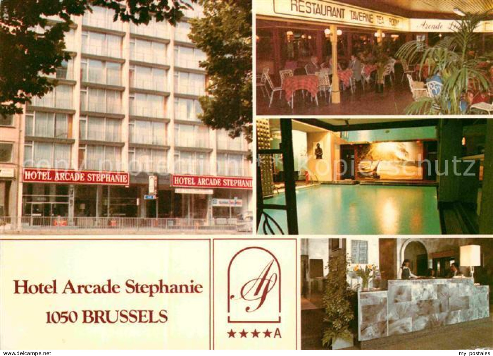 72894705 Brussels Hotel Arcade Stephanie Restaurant Reception Lobby Bruxelles - Otros & Sin Clasificación