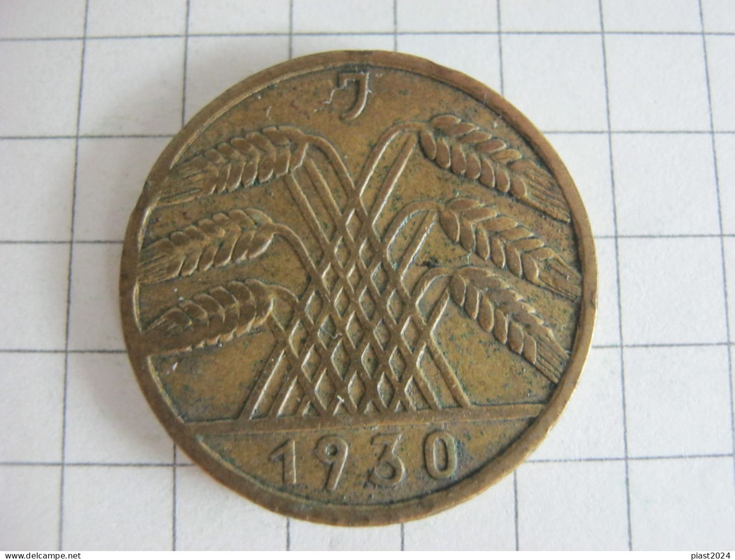 Germany 10 Reichspfennig 1930 J - 10 Renten- & 10 Reichspfennig