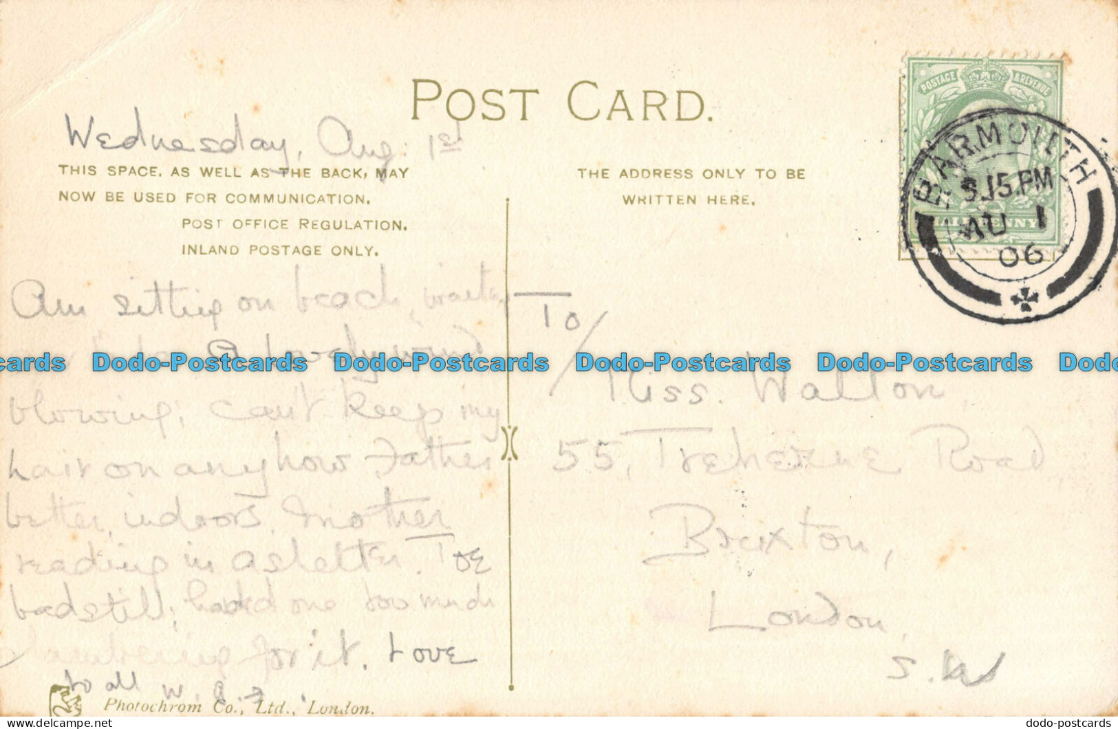 R096052 Barmouth. Arthog Cascade. 1906 - Wereld