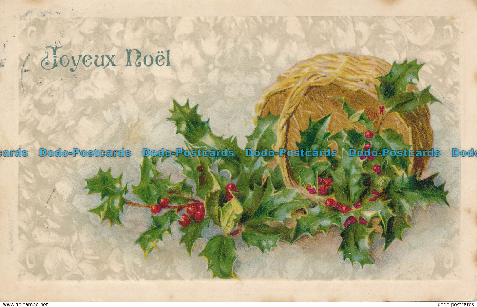 R096056 Greeting Postcard. Joyeux Noel. 1910 - Wereld